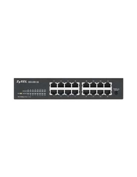 Switch 16 puertos zyxel gs1100 - 16 - eu0103f