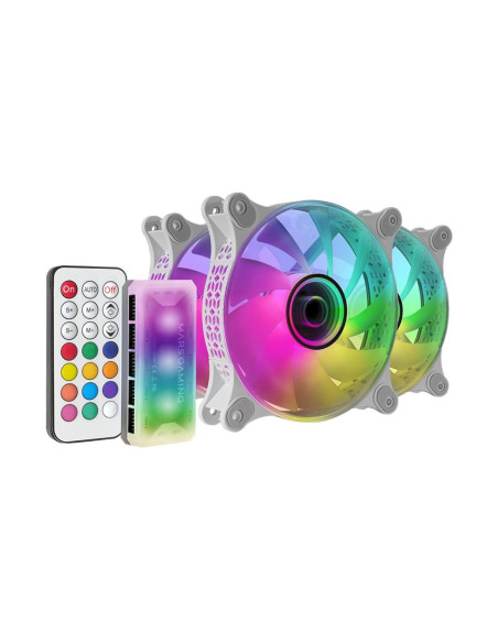 Ventilador mars gaming mf3dkitw 3 x