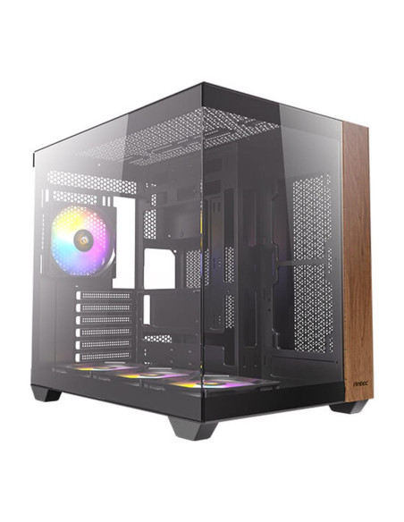 Caja ordenador gaming antec cx800 wood