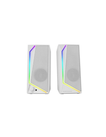Altavoces mars gaming 2.0 ms72w white