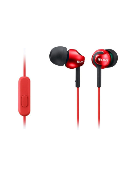 Auriculares sony mdr - ex110ap rojo