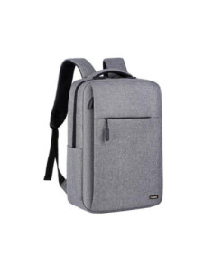 Mochila nilox nxbk035 portatil 15.6 pulgadas gris