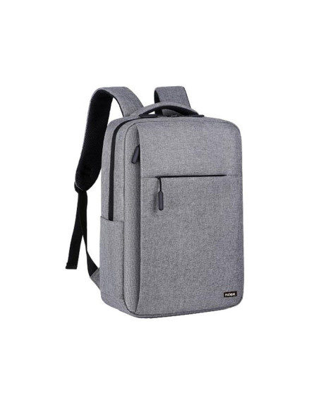 Mochila nilox nxbk035 portatil 15.6 pulgadas gris