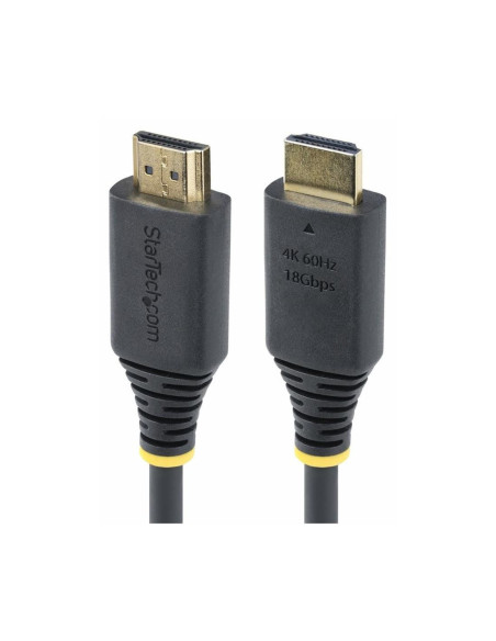 Cable hdmi startech 0.3m macho - macho negro