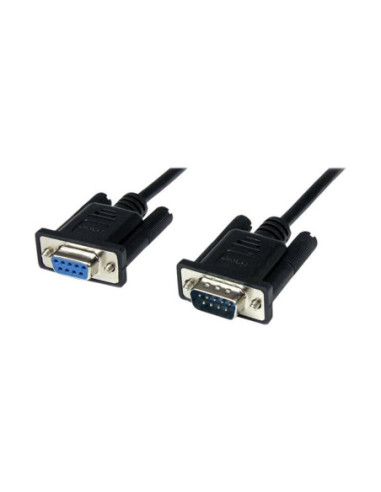 Cable db9 startech 1m macho - hembra negro