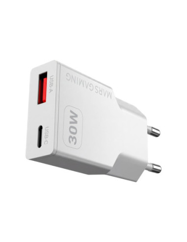 Cargador pared mars gaming md - gan30w 30w
