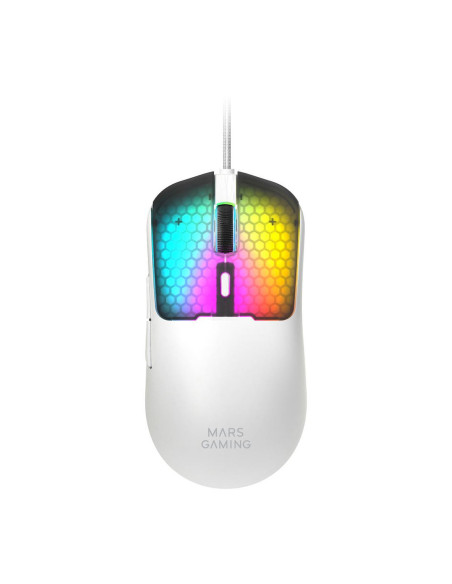 Raton mars gaming mm - viperw rgb blanco