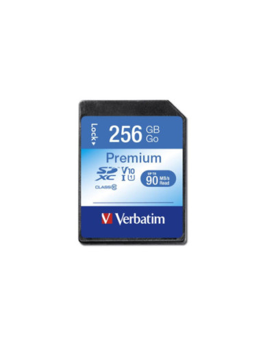 Tarjeta memorio sdxc verbatim premium 256gb
