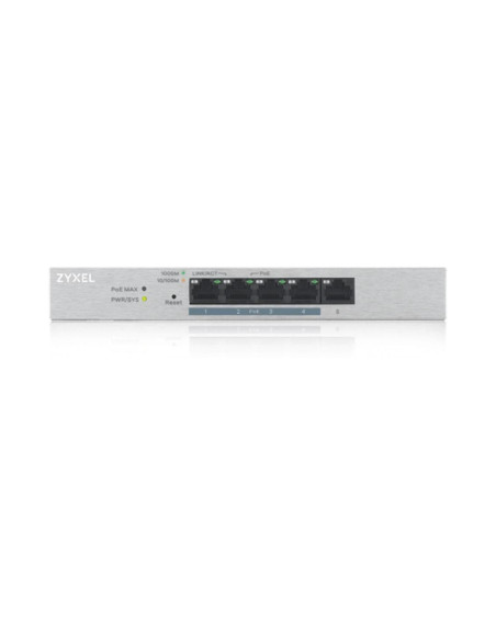Switch 5 puertos zyxel gs1200 - 5hp v2