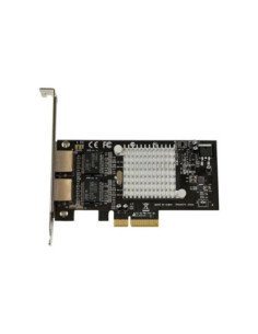 Tarjeta red startech st2000spexi 2x rj45