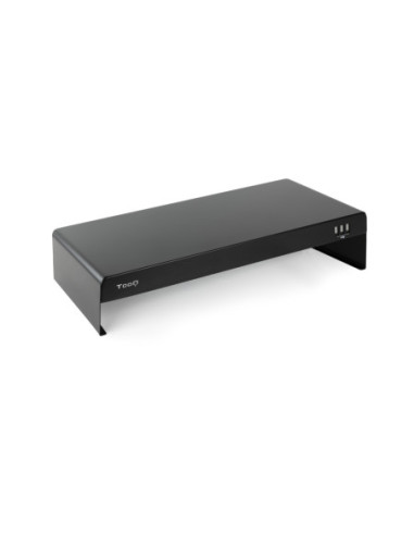 Elevador soporte monitor tooq metalico negro