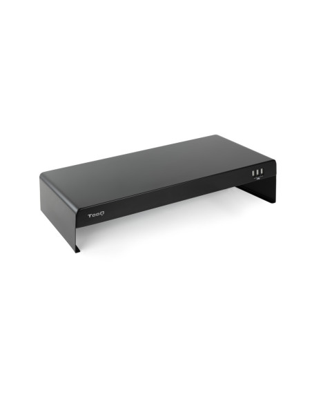 Elevador soporte monitor tooq metalico negro