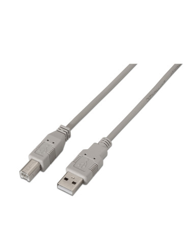 Aisens Cable USB 2.0 impresora A M-B M beige 1.8m