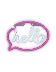 Lampara forever neon led hello pink