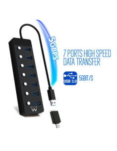 Hub ewent 7 puertos usb 3.0