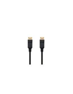 Cable displayport nanocable 2m macho - macho negro