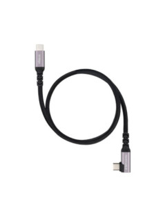 Cable nanocable usb - c 3.2 gen2 acodado