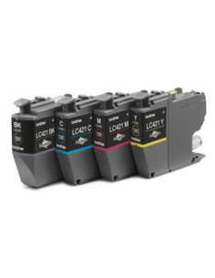 Pack cartuchos tinta brother lc421val negro