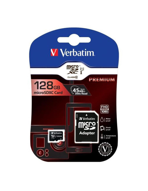 Tarjeta memoria micro sd verbatim 128gb
