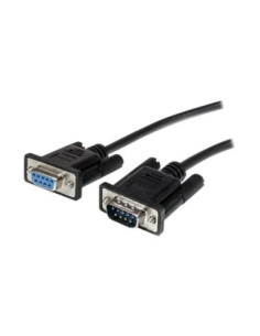 Cable db9 startech 0.5m macho - hembra negro