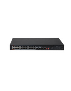 Switch dahua dh - pfs3226 - 24et - 240 poe 24 puertos