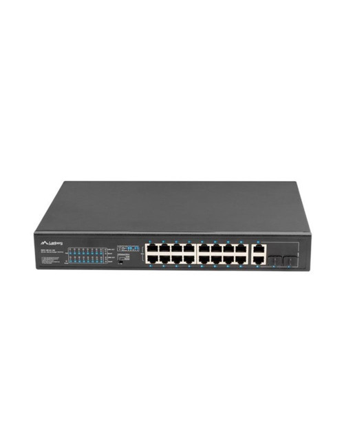 Switch lanberg 18 puertos 100mb 16xpoe+
