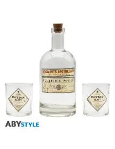 Set botellas y vasos harry potter