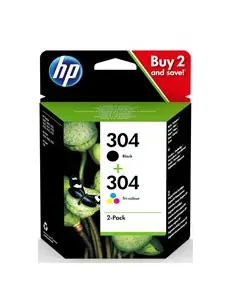 Pack 2 cartucho tinta hp 304
