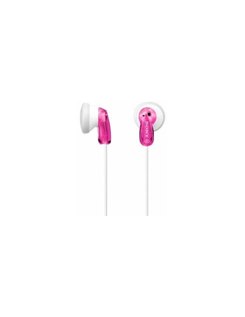 Auriculares sony mdre9lpp boton rosa