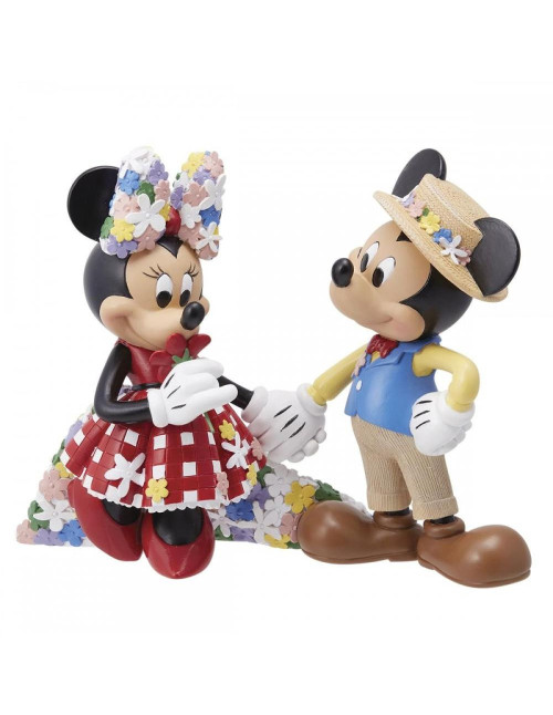 Figura enesco disney mickey y minnie