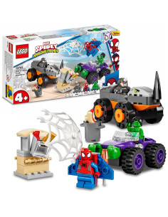 Lego marvel camiones combate hulk y