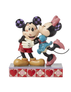 Figura enesco disney mickey & minnie