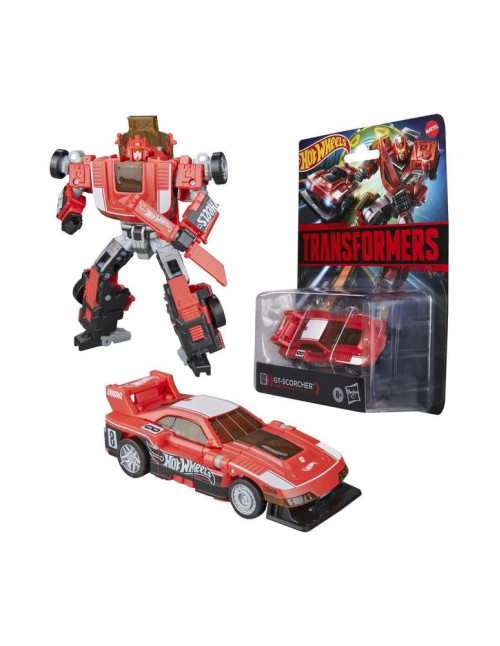 Figura hasbro transformers x hot wheels