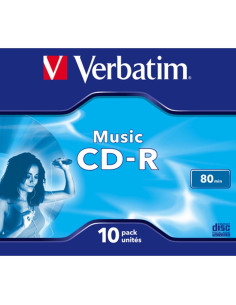 Verbatim cd - r 700mb 16x tarrina 10