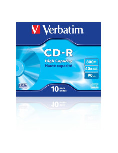 Verbatim cd - r 800mb 40x tarrina 10