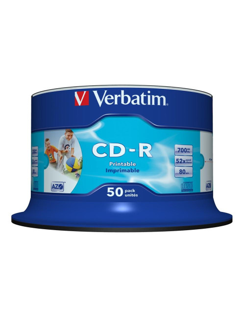 Verbatim cd - r 700mb 52x tarrina 50