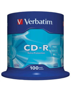 Verbatim cd - r 700mb 48x tarrina 100