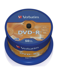 Verbatim dvd - r 4.7gb 16x tarrina 50
