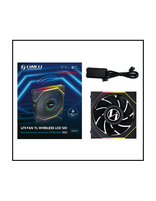 Ventilador caja gaming lian li unifan