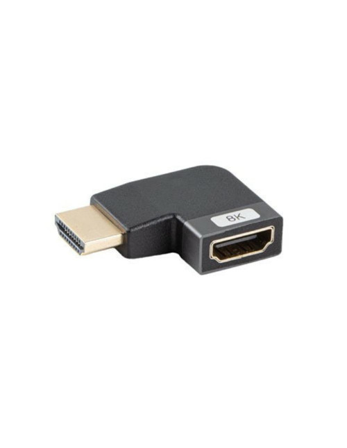 Adaptador hdmi 8k lanberg macho - hembra angulo