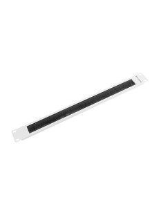 Panel pasacables lanberg 1u gris