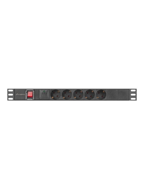 Regleta lanberg 1u 16a rack 19 pulgadas