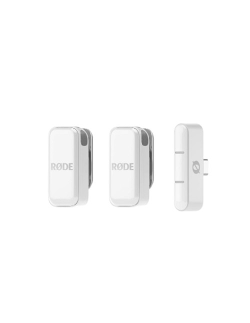 Microfono inalambrico rode micro c blanco