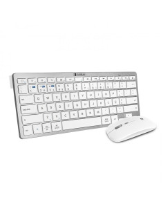 Teclado + raton subblim combo plata