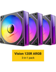Ventilador caja antec vision 120r argb