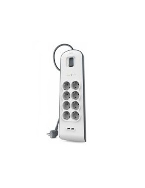 Regleta alimentacion belkin bsv804vf2m - v2 8 tomas