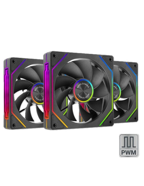 Ventilador mars gaming mf - linkfinity argb 3x