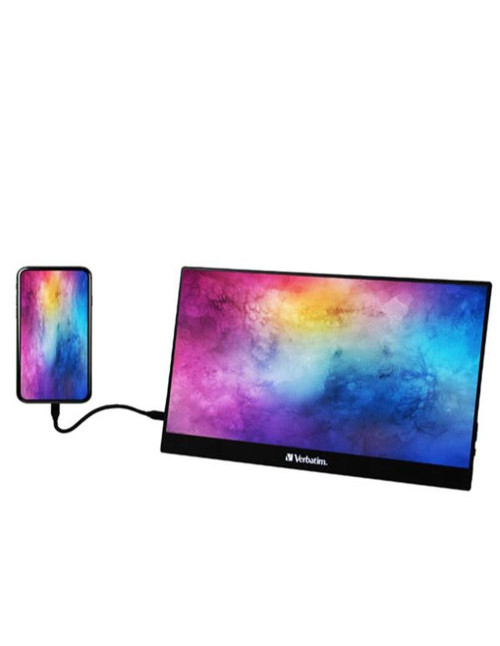 Monitor portatil vervatim 14 pulgadas fhd 30hz