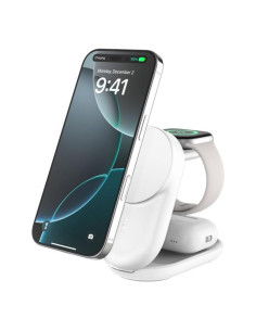 Base carga belkin ultracharge blanco magnetico