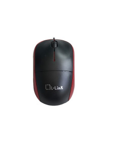 Raton optico usb l - link negro rojo